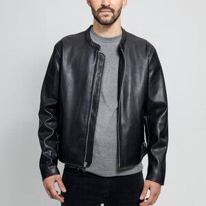 Men's Vegan Faux Leather Jacket